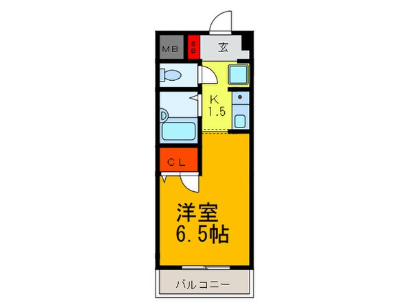 リアライズ近鉄八尾の物件間取画像